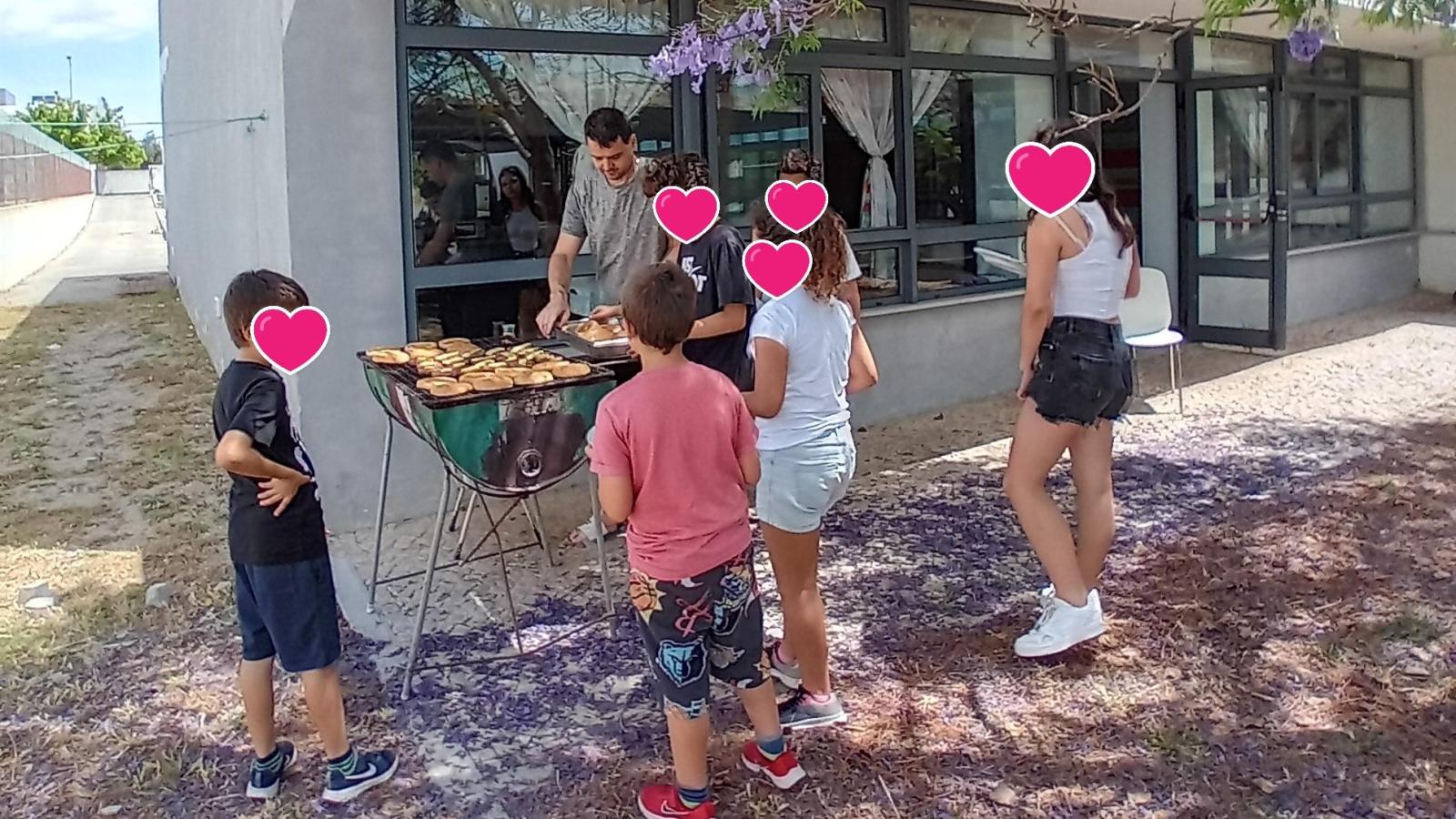 Barbecue at the Shelter of the Integrated Center for Children 