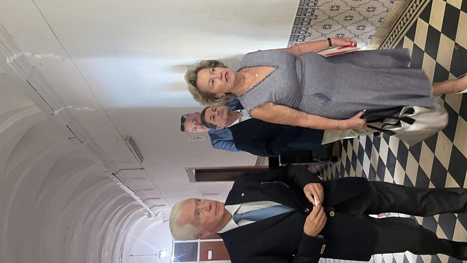 President of the Portuguese Red Cross, António Saraiva, visits Tavira Humanitarian Center