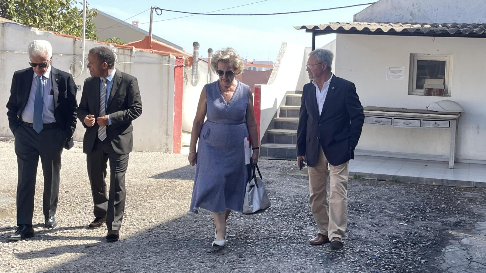 President of the Portuguese Red Cross, António Saraiva, visits Tavira Humanitarian Center