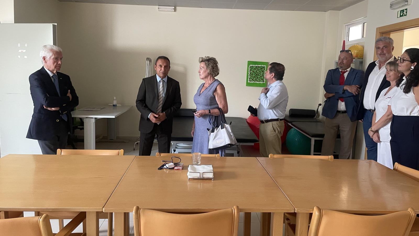 President of the Portuguese Red Cross, António Saraiva, visits Tavira Humanitarian Center