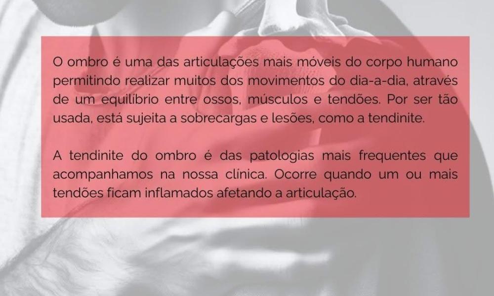 Condição 1 – Tendinite