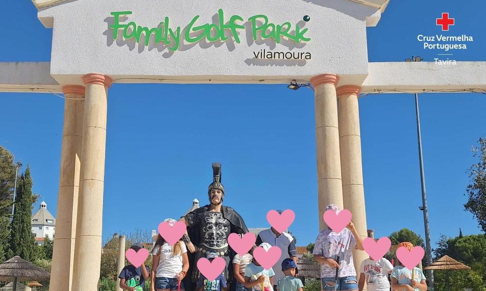 Hoje o desfio foi no Campo de Golf!